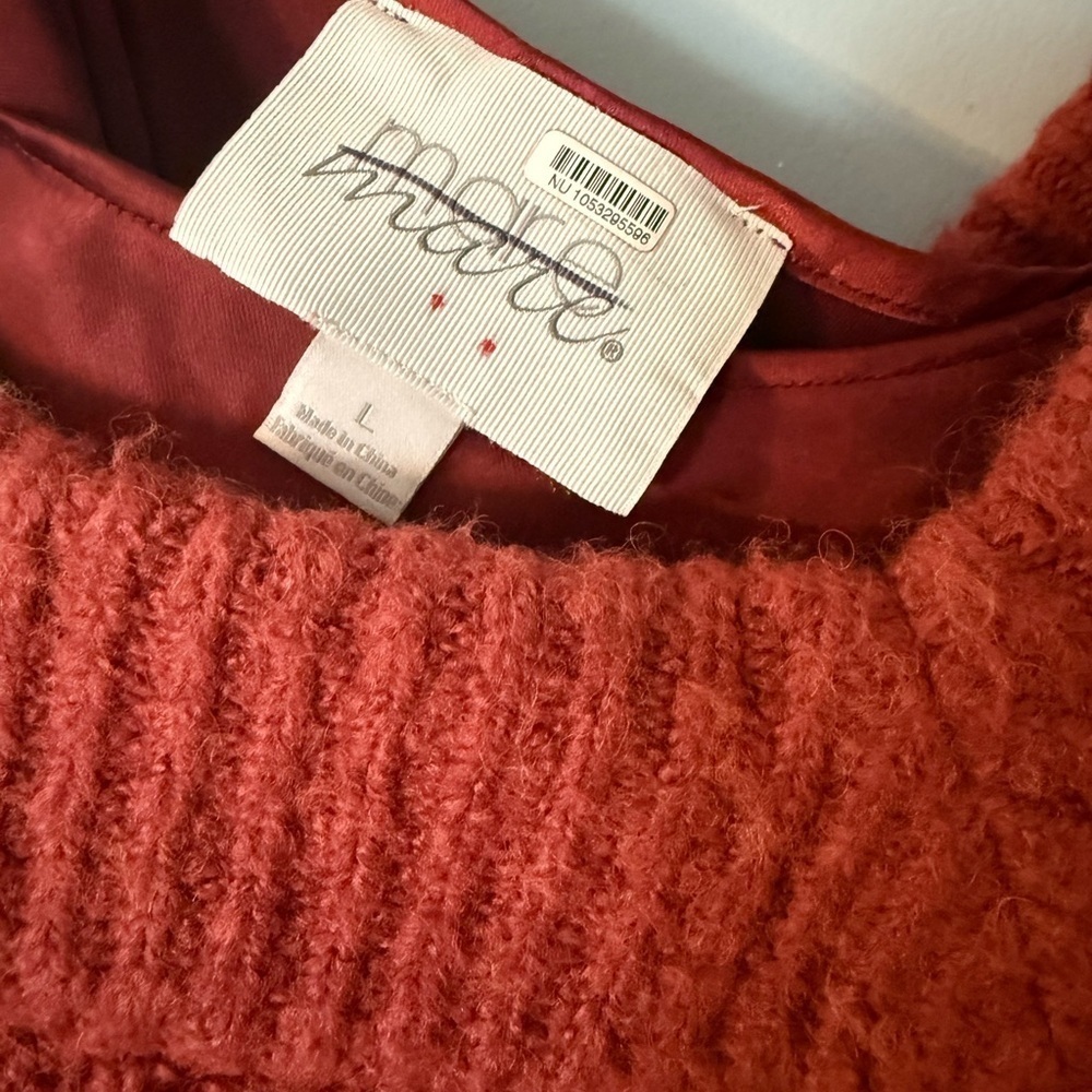 Anthropologie Mare Mare Layered Sweater Slip Dress | Size Large - NWOT - Picture 6 of 11